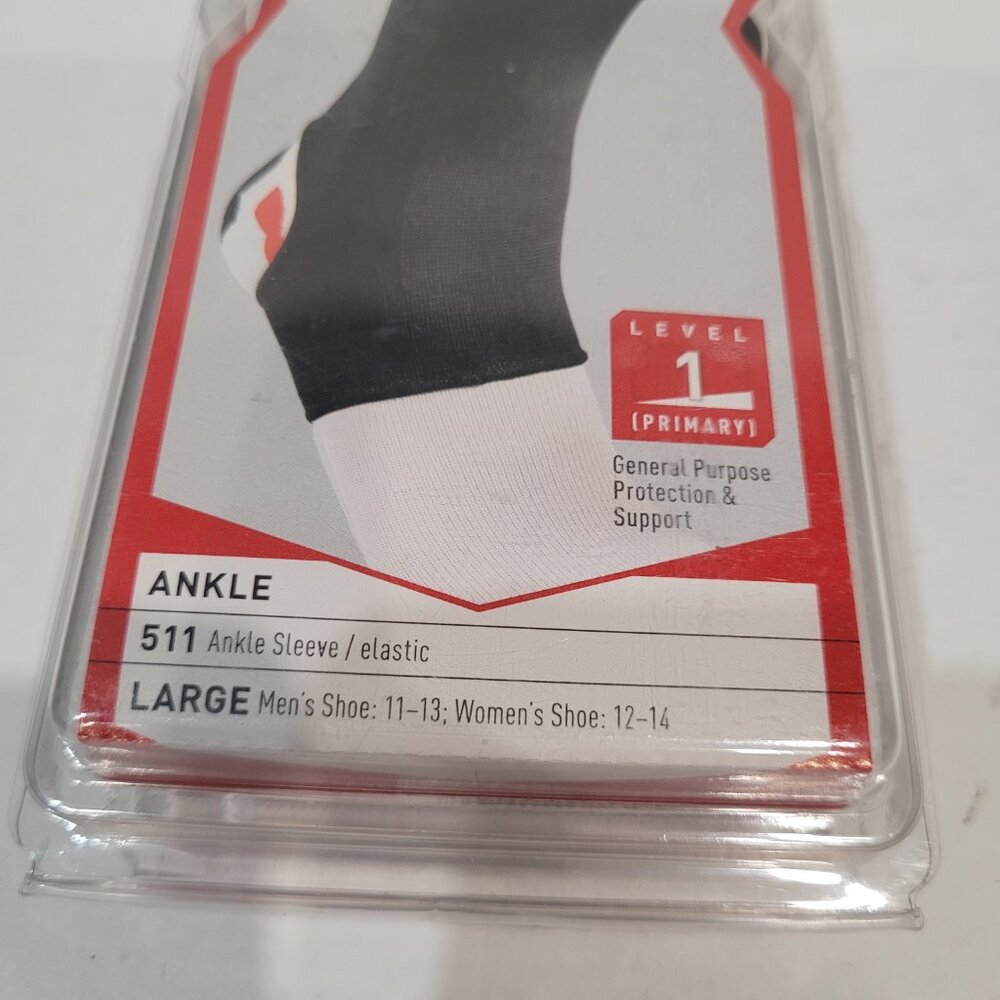 McDavid Adult Large 511 Ankle Sleeve Elastic Compression Support M11-13 W12-14 - Picture 5 of 8